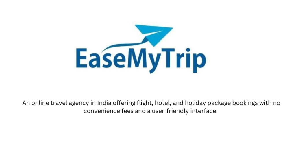 Easy my trip-top 10 traveltech strartups in India
