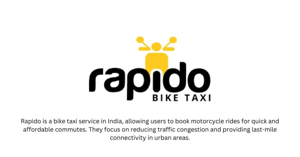 Rapido-TOP 10 MOBILITY AS A SERVICE STARTUPS INDIA