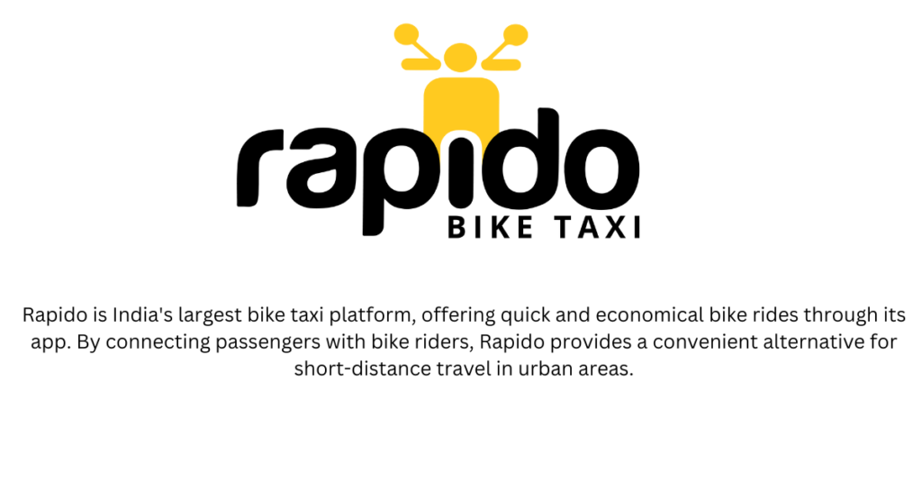 Rapido-top 10 mobility startups in India