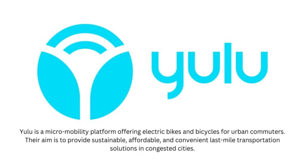 Yulu-TOP 10 MOBILITY AS A SERVICE STARTUPS IN INDIA