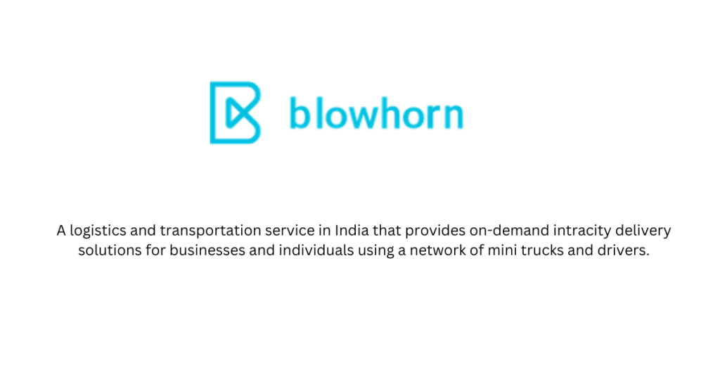 Blowhorn-top 10 traveltech startups in India