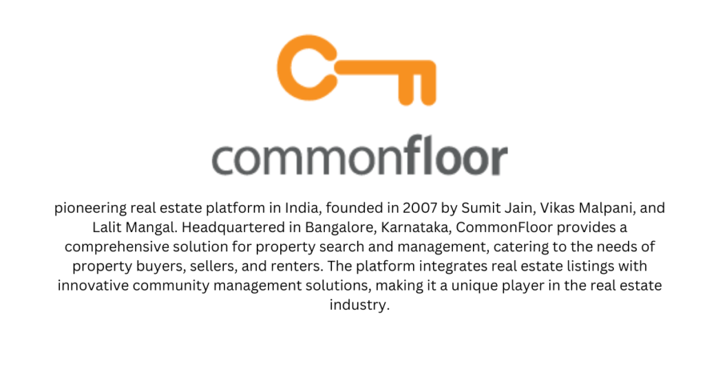 Commonfloor-top 10 proptech startups in India